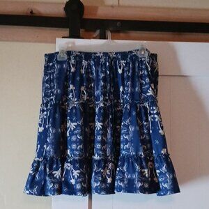 Cute Blue and white skater skirt